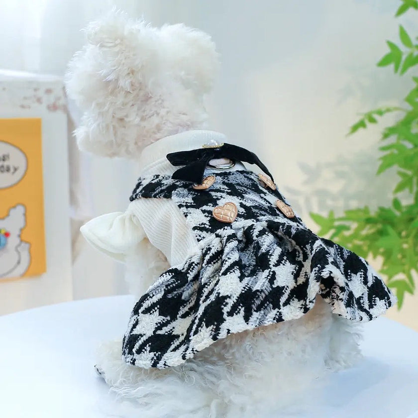 Mademoiselle Tweed Dog Dress | Pet Fashion Dress