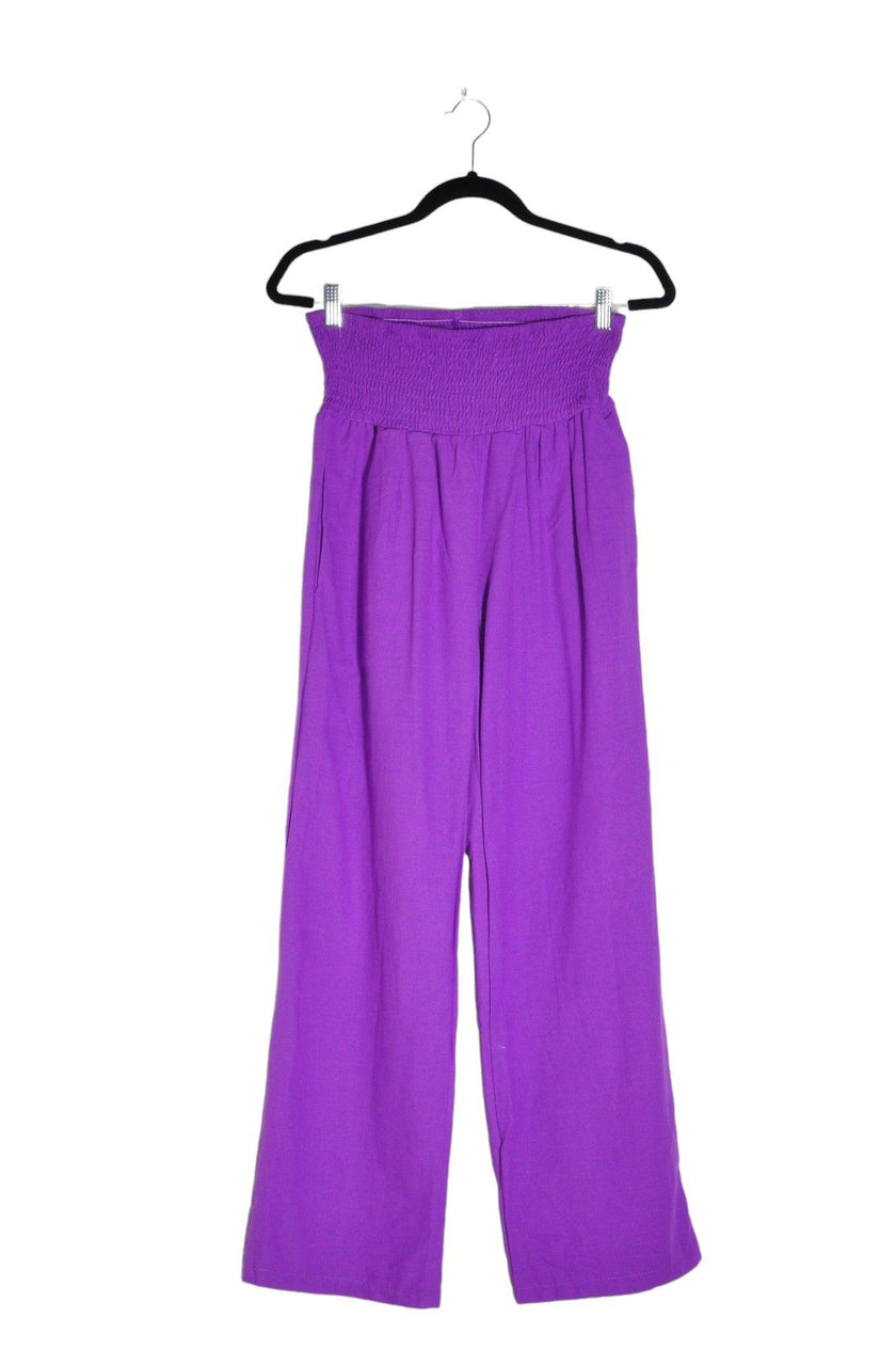 UNBRANDED Women Work Pants Regular fit in Purple - S