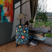 Floral Leaves Carry-On Suitcase – Colorful Tropical Travel Luggage