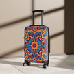 Kaleidoscope Pattern Carry-On Suitcase – Vibrant Boho Travel Luggage
