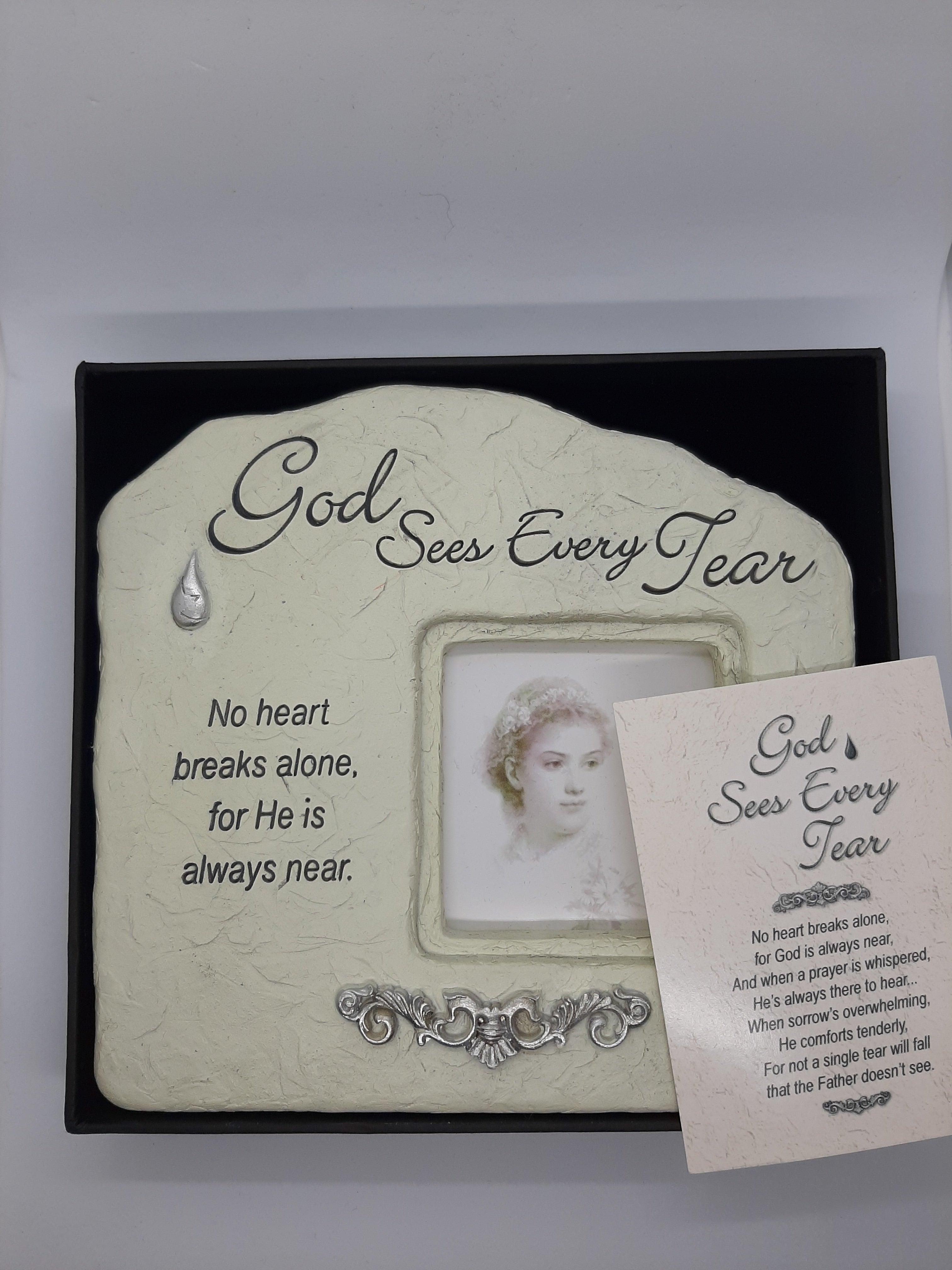 God Sees Every Tear Memorial Tabletop Frame