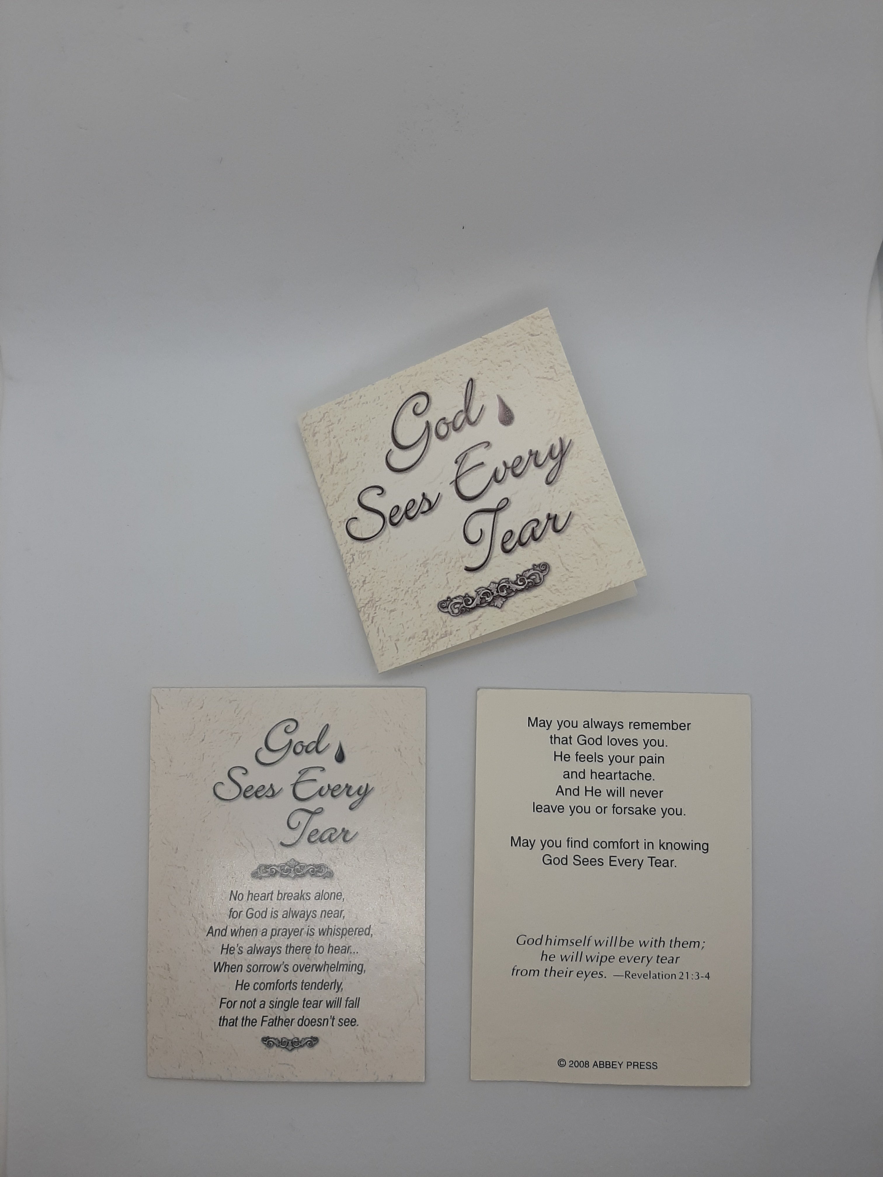 God Sees Every Tear Memorial Tabletop Frame