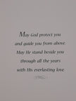 God's Blessing Baptism Card