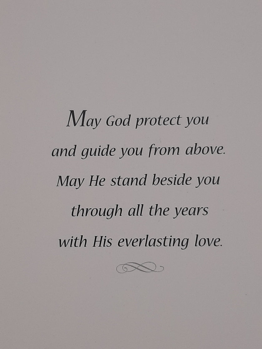 God's Blessing Baptism Card