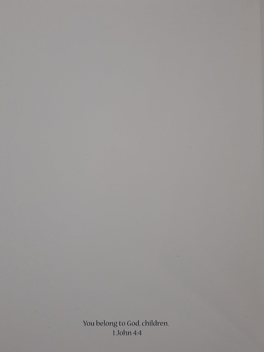 God's Blessing Baptism Card