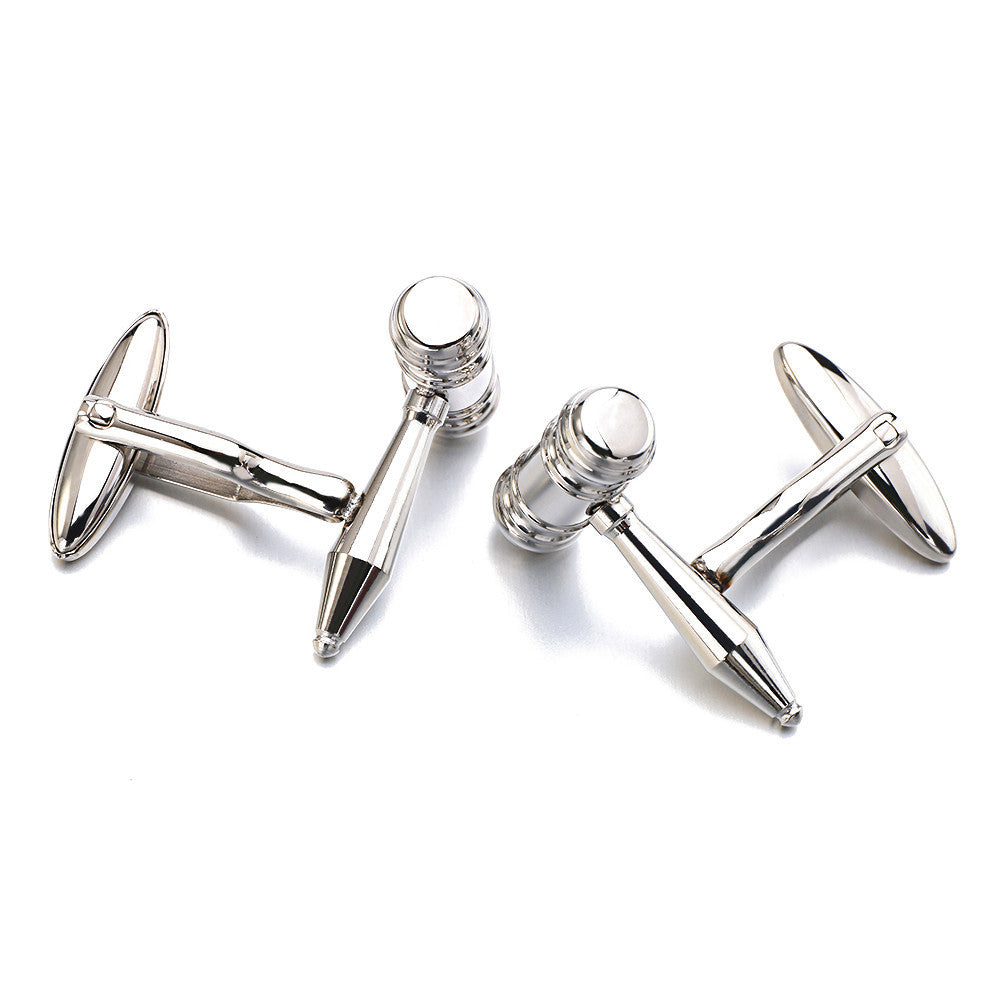 Men's Hammer Cufflinks – Stainless Steel French Cufflinks for Business & Formal Wear | Canada & USA