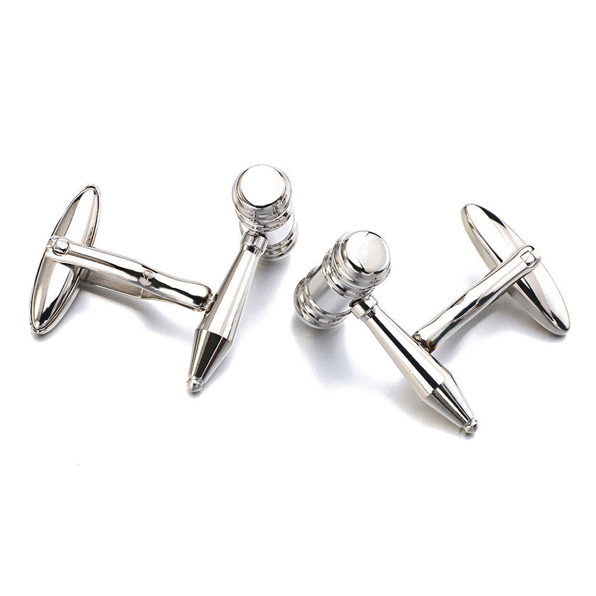 Men's Hammer Cufflinks – Stainless Steel French Cufflinks for Business & Formal Wear | Canada & USA