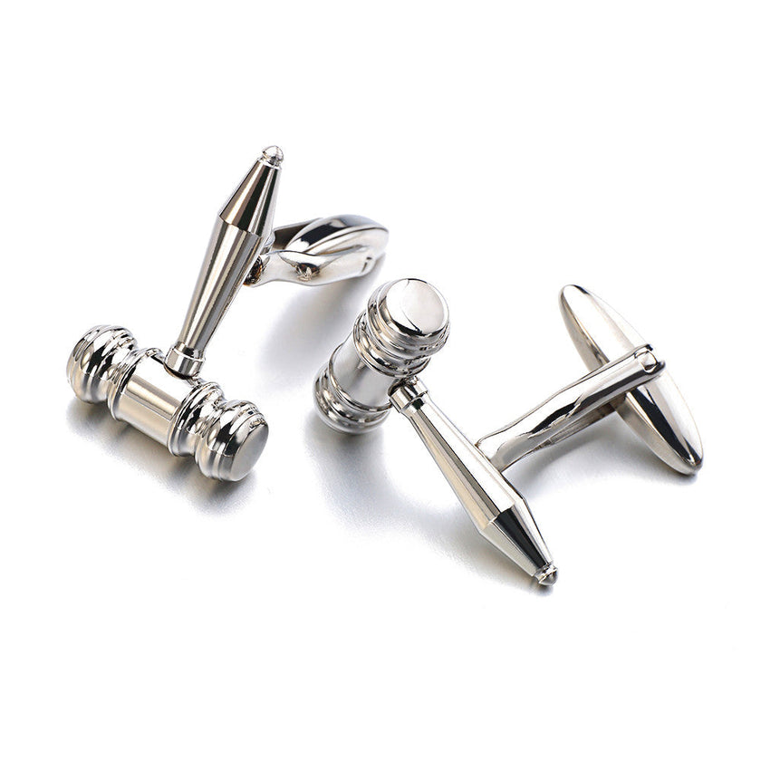 Men's Hammer Cufflinks – Stainless Steel French Cufflinks for Business & Formal Wear | Canada & USA