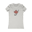 Maple Leaf Hockey Stick Women's T-Shirt - Canadian Hockey Pride - Maple Stick Hockey Co. - Ladies Fit