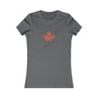 Maple Leaf Hockey Stick Women's T-Shirt - Canadian Hockey Pride - Maple Stick Hockey Co. - Ladies Fit