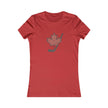 Maple Leaf Hockey Stick Women's T-Shirt - Canadian Hockey Pride - Maple Stick Hockey Co. - Ladies Fit
