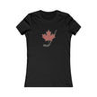 Maple Leaf Hockey Stick Women's T-Shirt - Canadian Hockey Pride - Maple Stick Hockey Co. - Ladies Fit