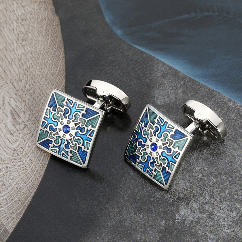 Men's Silver French Cufflinks – Copper Metal Business & Wedding Suit Cufflinks | Canada & USA