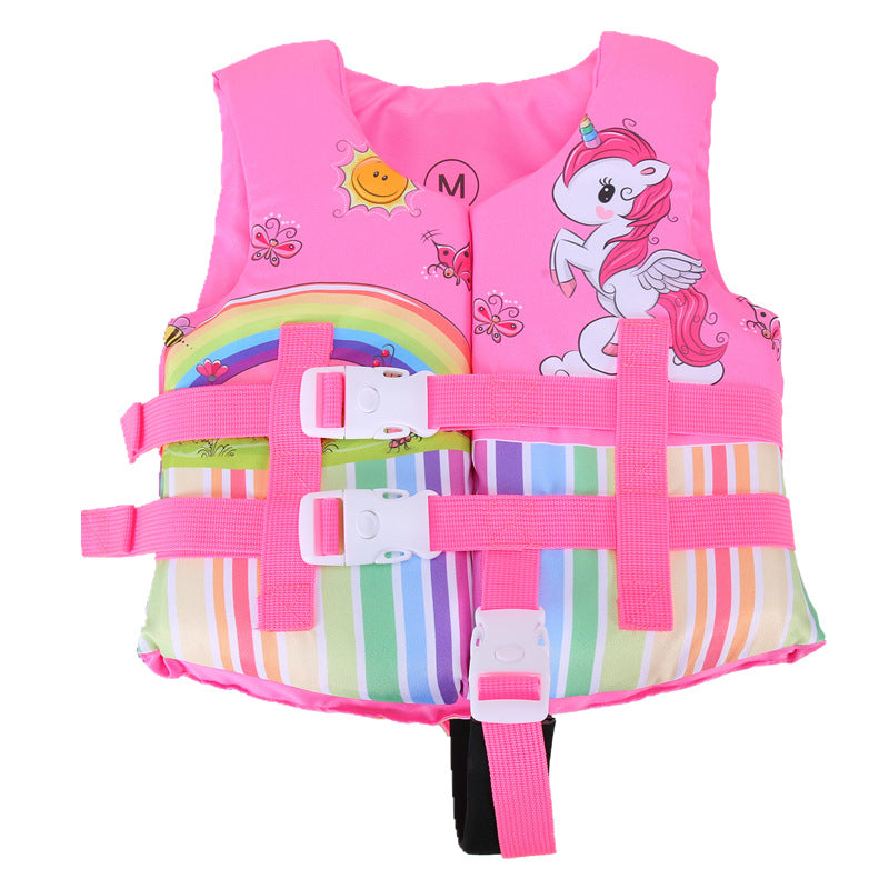 Kids Swim Life Vest – Cartoon Float Jacket for Boys & Girls (Seahorse, Unicorn, Mermaid & More)