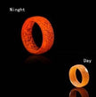 Luminous Glow in the Dark Resin Ring – Geometric Boho Style | Sizes 6–11