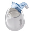 Compact Electric Travel Kettle, 1–2L, 1500W, Auto Shut-Off, 360° Base, White