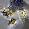New Muslim Ramadan Iron LED Letters Eid Mubarak string Light