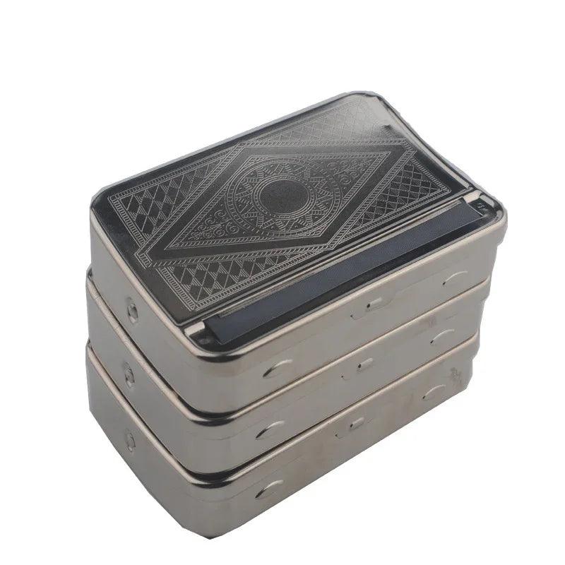 Stainless Steel Semi-automatic Cigarette Maker Cigarette Case