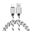 Nylon Braided Lattice Resistant Mobile Phone Data Cable Charging Cable