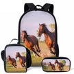 3 in 1 Matching Preschool Backpack Lunchbox Set Stationary Bag
