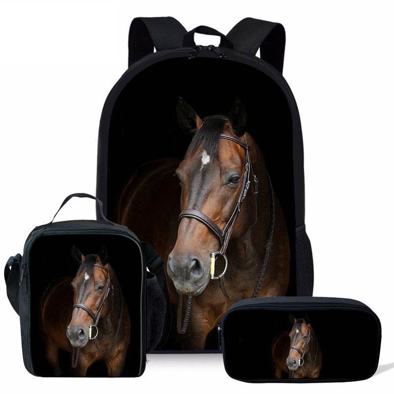 3 in 1 Matching Preschool Backpack Lunchbox Set Stationary Bag
