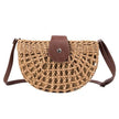 One-Shoulder Saddle Bag Fashion Messenger Straw weave Summer Bag