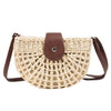 One-Shoulder Saddle Bag Fashion Messenger Straw weave Summer Bag