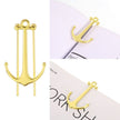 Japanese Metal Bookmark – Creative Page Folder | Black, Gold, Rose Gold & Silver