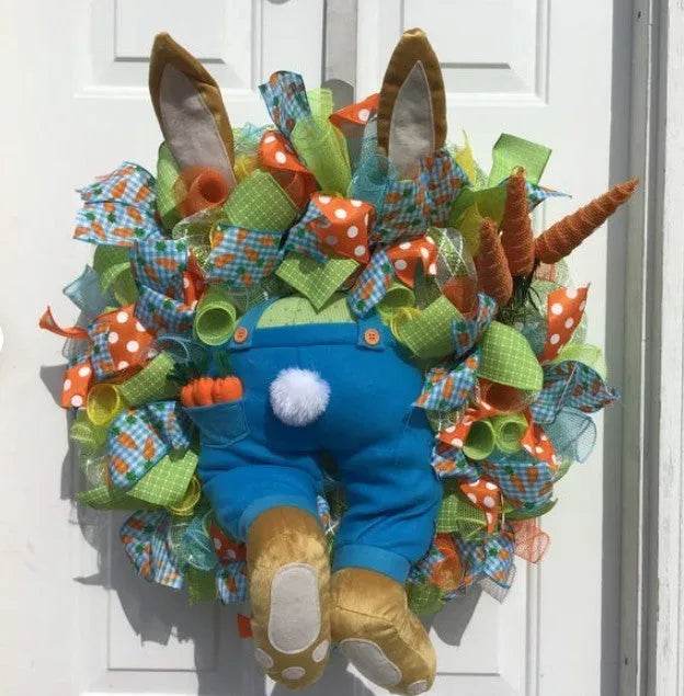 Christmas Bunny Garland Easter Decoration Foam Fruit Mall Living Room Props Ornaments