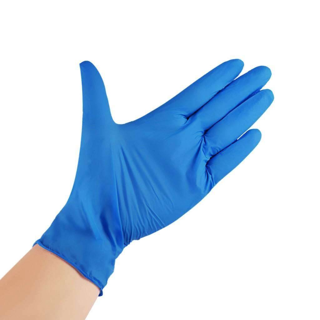 Disposable PVC Protective Gloves 100 Pack – Anti-Static Elastic Non-Allergenic Gloves for Home & Industry