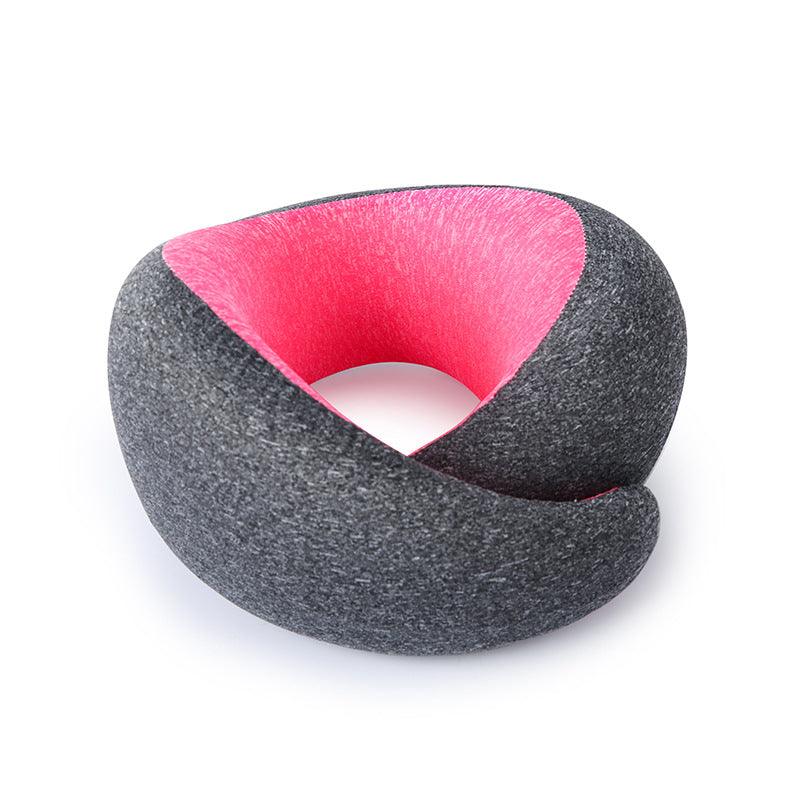 U-Shaped Memory Foam Neck Roll Travel Pillow – Spandex Cover Flight & Car Pillow in 5 Colours