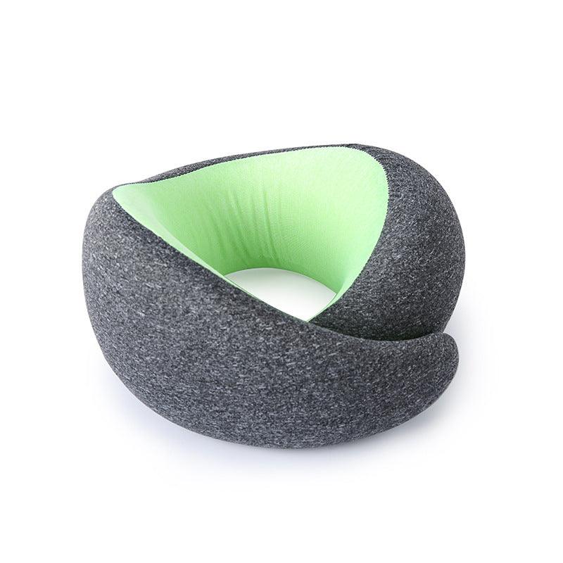 U-Shaped Memory Foam Neck Roll Travel Pillow – Spandex Cover Flight & Car Pillow in 5 Colours