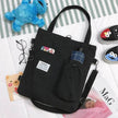 Square Canvas Totes Bag Lady With One Shoulder Slung Bag Canvas Bag for Women