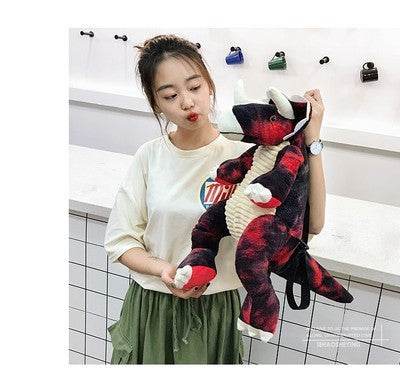3D Dinosaur Kids Backpack – Cute Cartoon Plush Bag