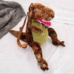 3D Dinosaur Kids Backpack – Cute Cartoon Plush Bag