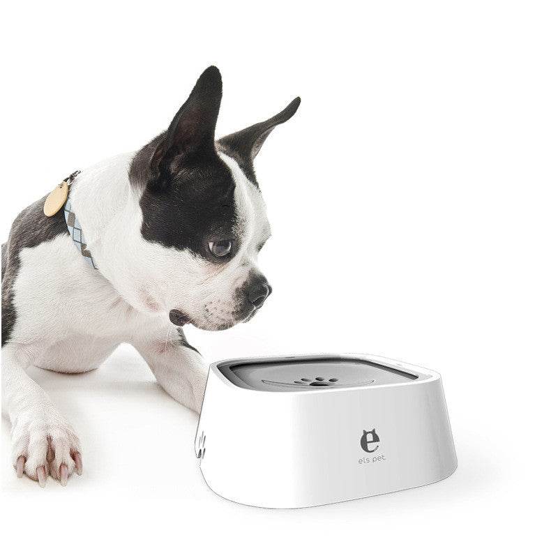 Anti-Splash Floating Pet Water Bowl for Cats & Dogs – 1.5L, Non-Spill Design (Blue, Grey, Pink, White)