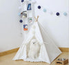 Boho Canvas Pet Teepee Tent Bed – Cat & Dog Tipi House | S, M, L