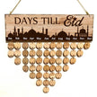 Eid Mubarak Home Decoration Wooden Calendar Listing Ramadan Decor Plaques