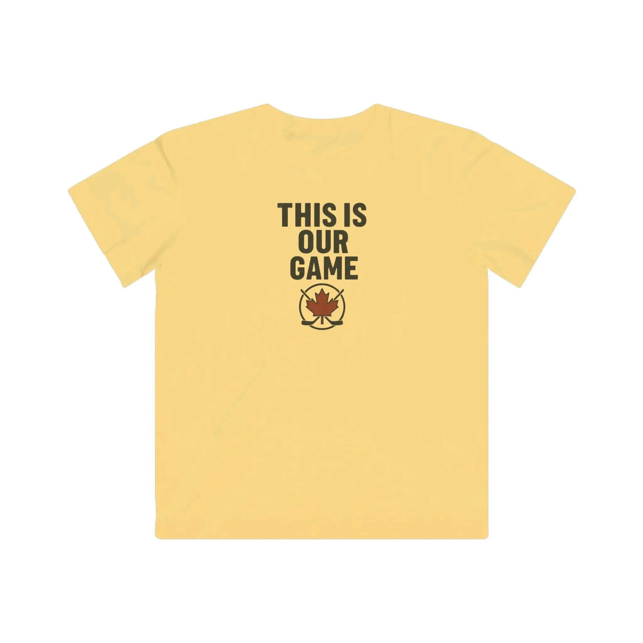 This Is Our Game Youth T-Shirt – Canadian Maple Leaf Tee