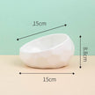 Ceramic Cat Bowl with Angled Mouth – Single & Set Options