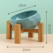 Ceramic Cat Bowl with Angled Mouth – Single & Set Options