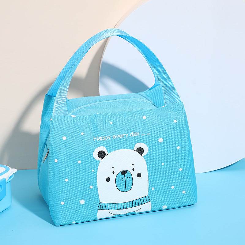 Portable Cartoon Insulated School Kids Lunch Bag
