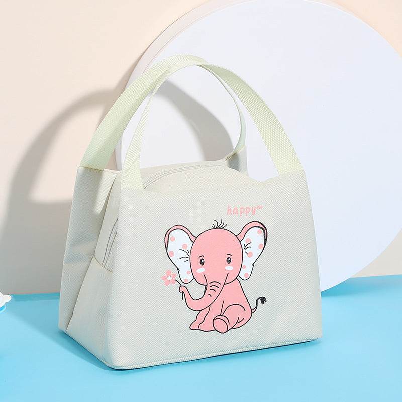 Portable Cartoon Insulated School Kids Lunch Bag