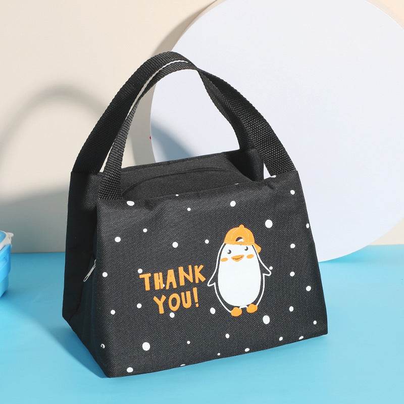 Portable Cartoon Insulated School Kids Lunch Bag