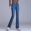 Korean Style Bootcut High-Waisted High Cotton Casual Jeans