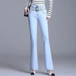 Korean Style Bootcut High-Waisted High Cotton Casual Jeans
