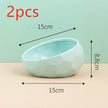 Ceramic Cat Bowl with Angled Mouth – Single & Set Options