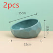 Ceramic Cat Bowl with Angled Mouth – Single & Set Options
