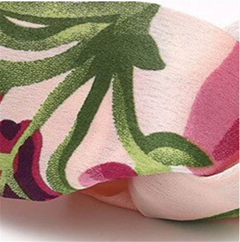 Flower Satin Elastic Cross Headband for women