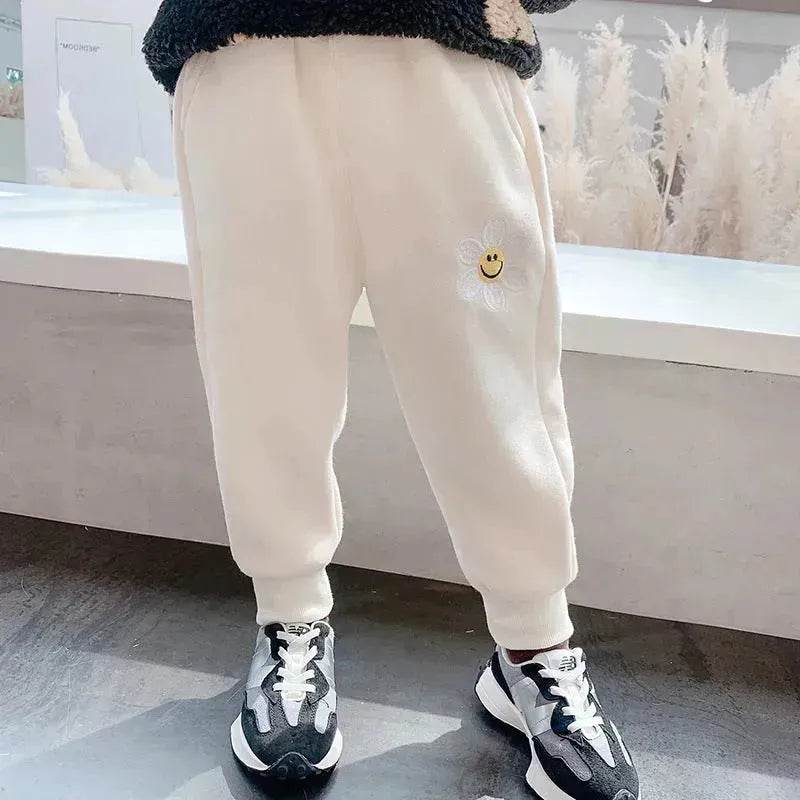 Children's Western Style Autumn And Winter Clothes, Children's Winter Pants Kids Winter trouser wear